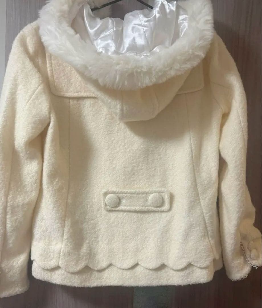 最終値下げ　LIZLISA リボンダッフルショートコート　リズリサ