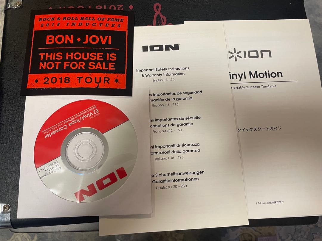 Bon Jovi 2018ツアー　LPレコーダー