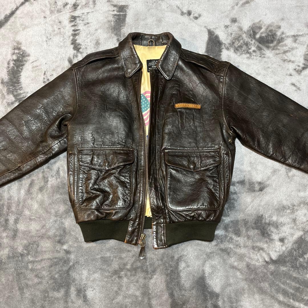AVIREX A-2 フライトジャケット レザージャケット S