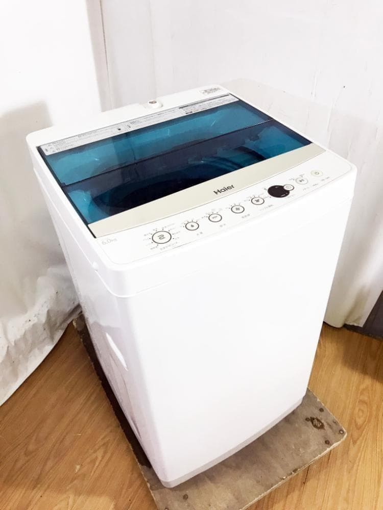 ★美品 中古★Haier 6㎏ 洗濯機【JW-C60A】G0PT