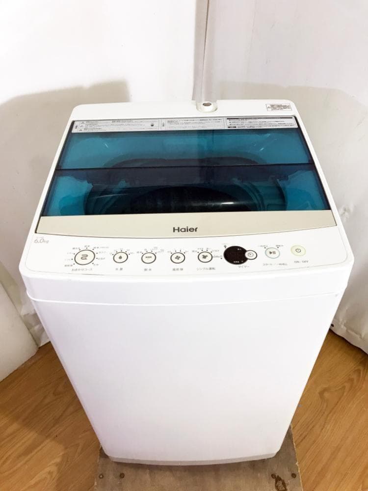 ★美品 中古★Haier 6㎏ 洗濯機【JW-C60A】G0PT