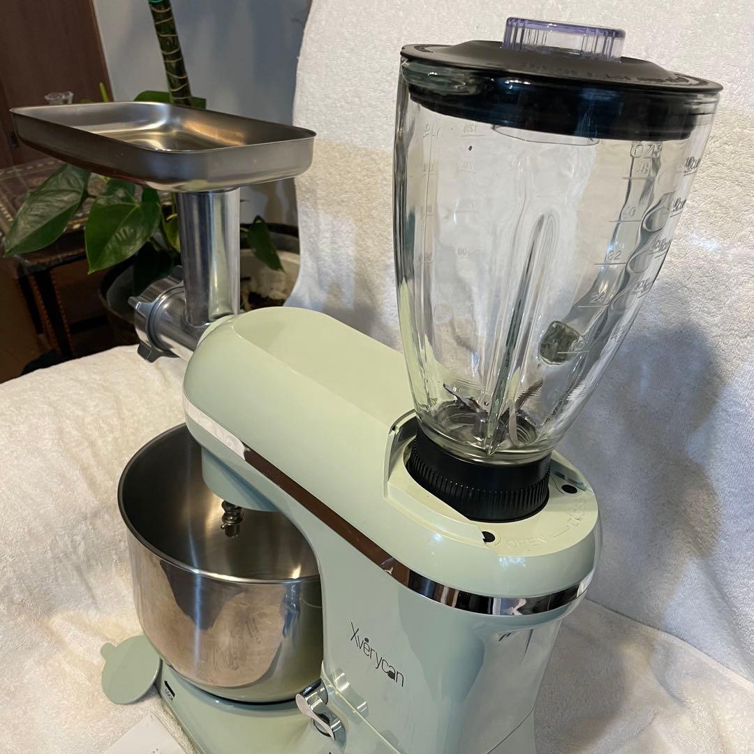Xverycan LS190多機能ミキサー 大容量6L 肉挽き機＆ジューサー