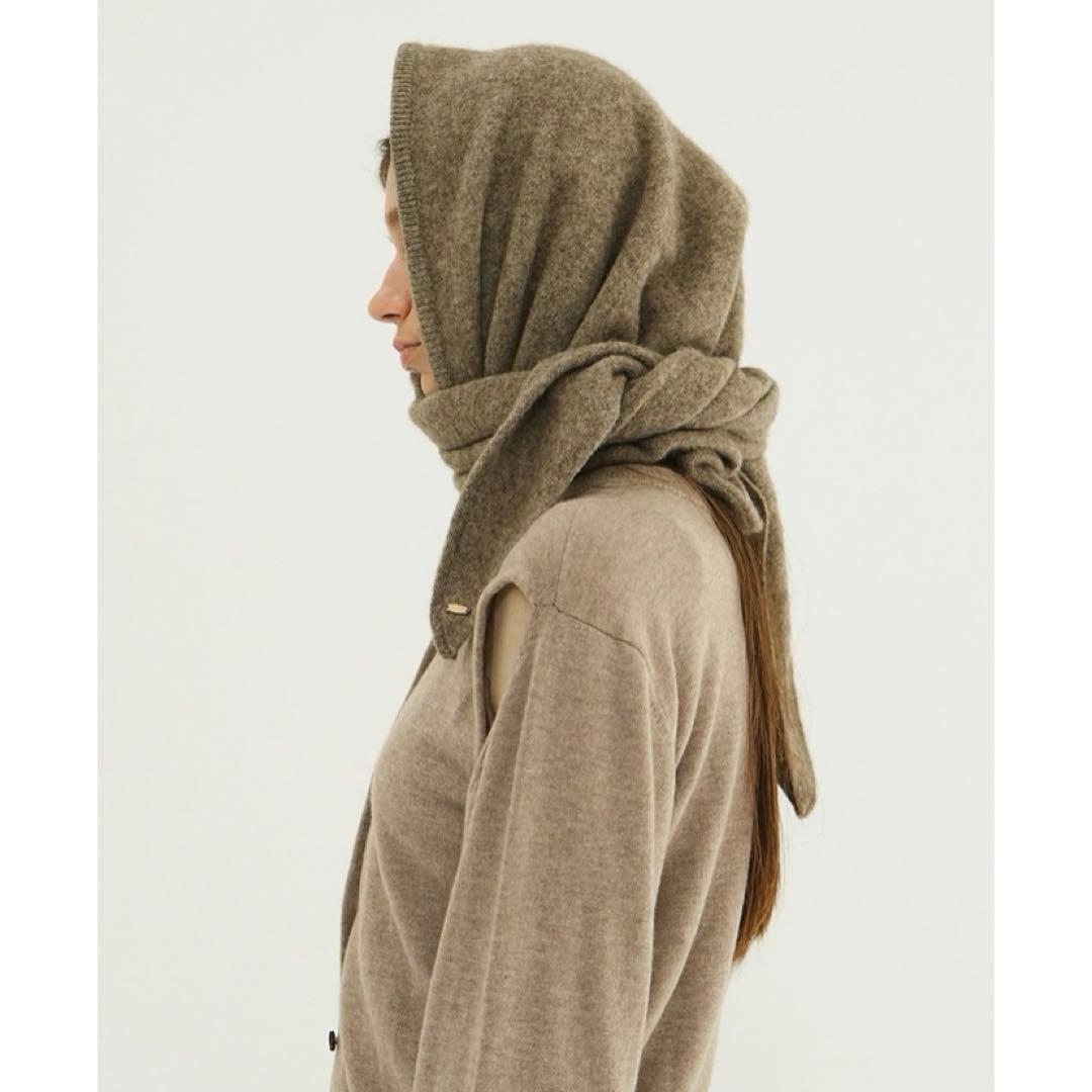 小物 CLANE YAK KNIT TRIANGULAR STOLE