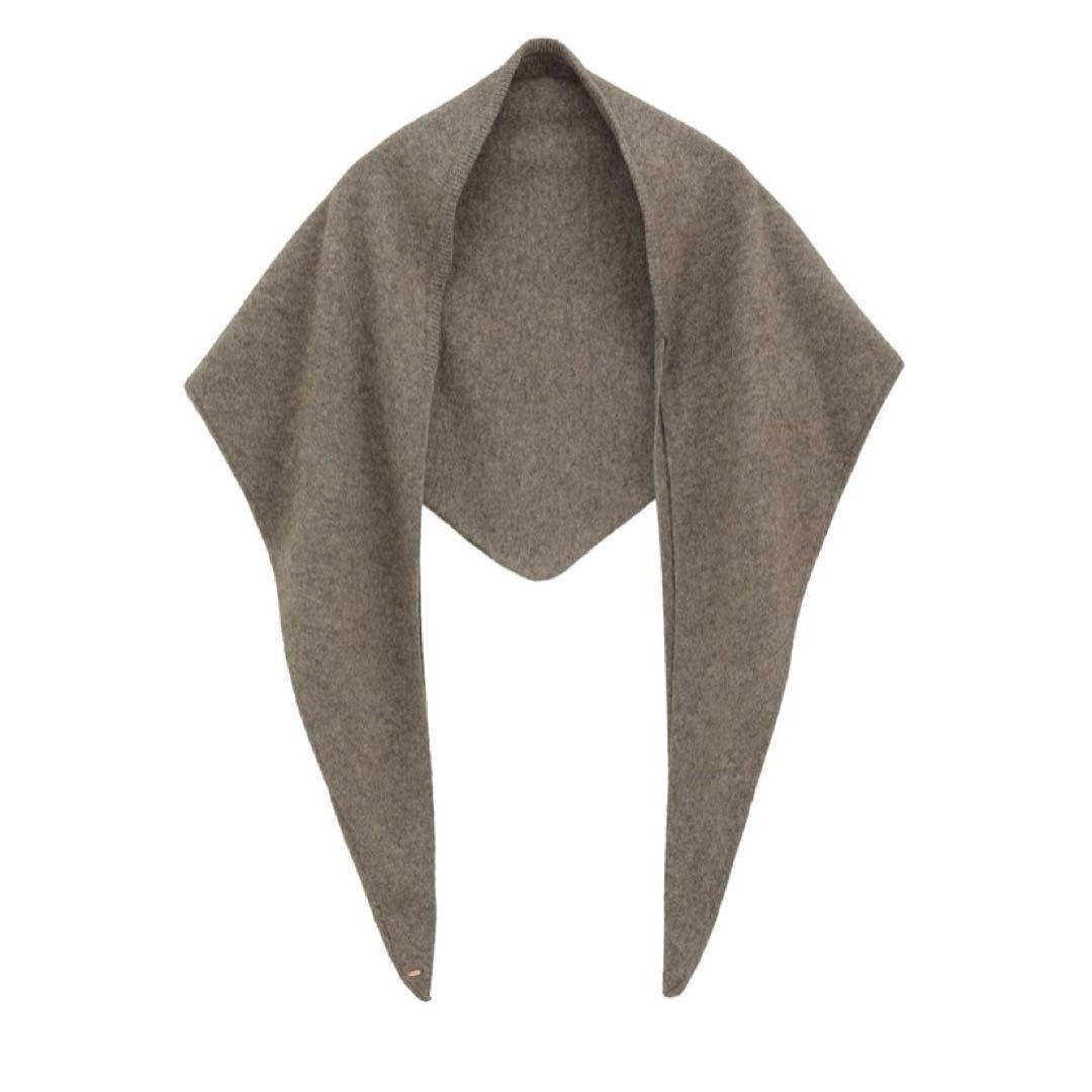 小物 CLANE YAK KNIT TRIANGULAR STOLE