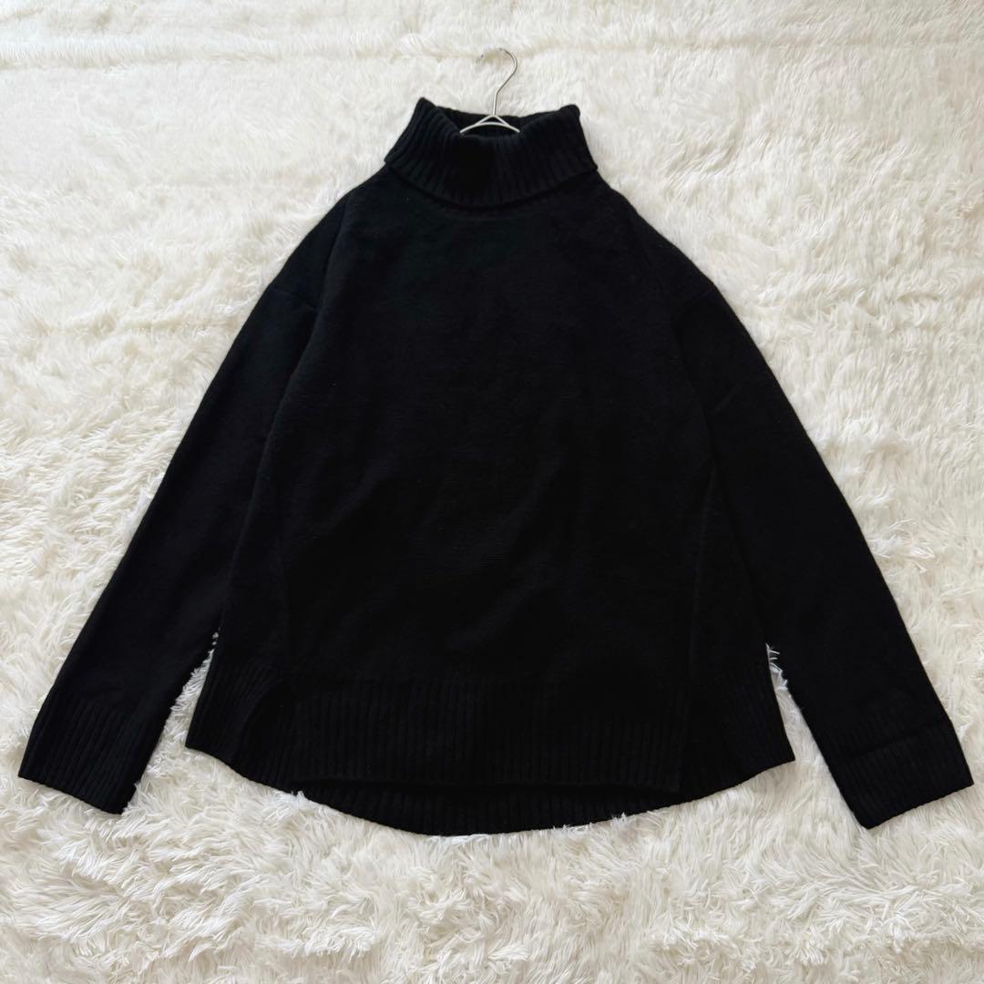 定番✨ フレームワーク　ウールカシミヤタートルネックニットプルオーバー　ブラック