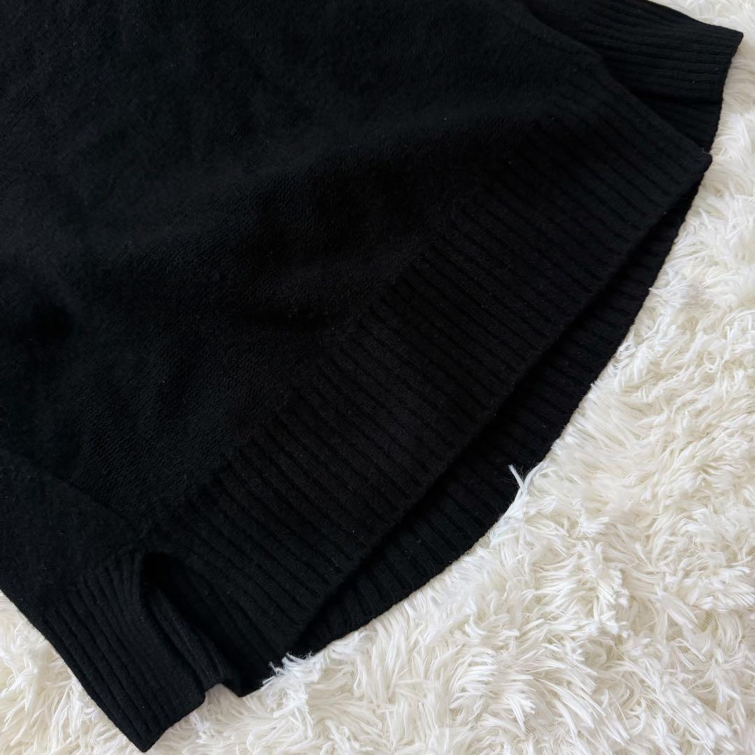定番✨ フレームワーク　ウールカシミヤタートルネックニットプルオーバー　ブラック