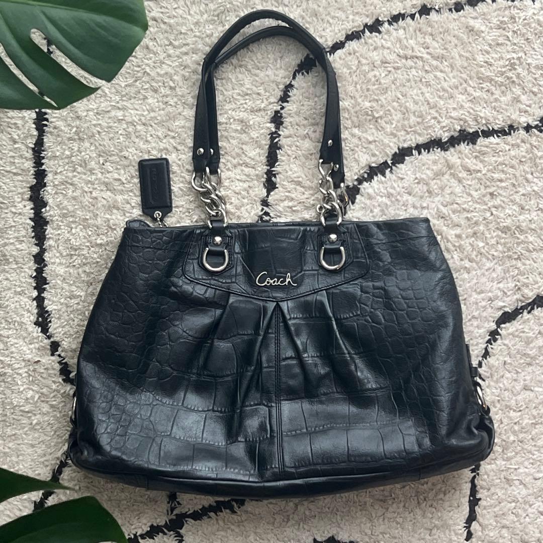 OLD COACH レザートートバッグ dissonance