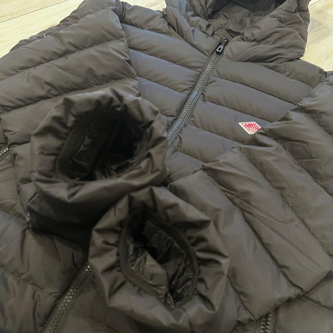 DANTON ブラック ダウンジャケット Mサイズ