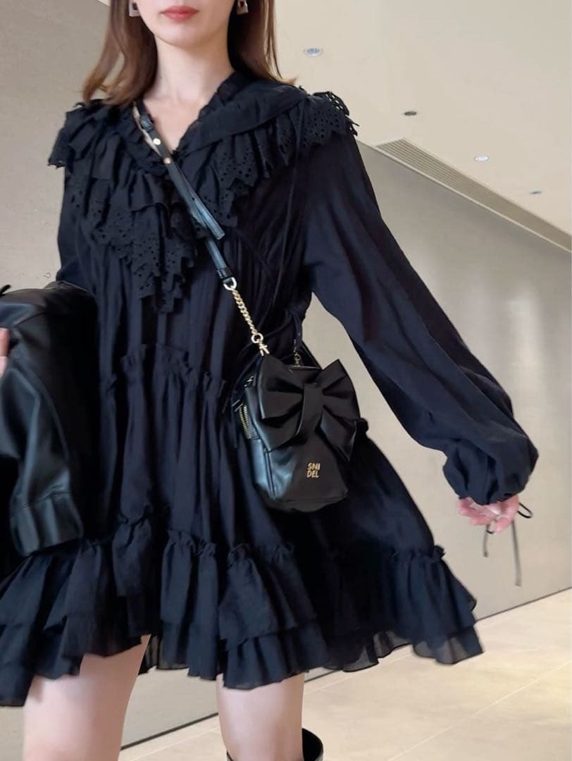 新作新品タグ付き　スナイデル♡ コットンレースBOHOチュニック