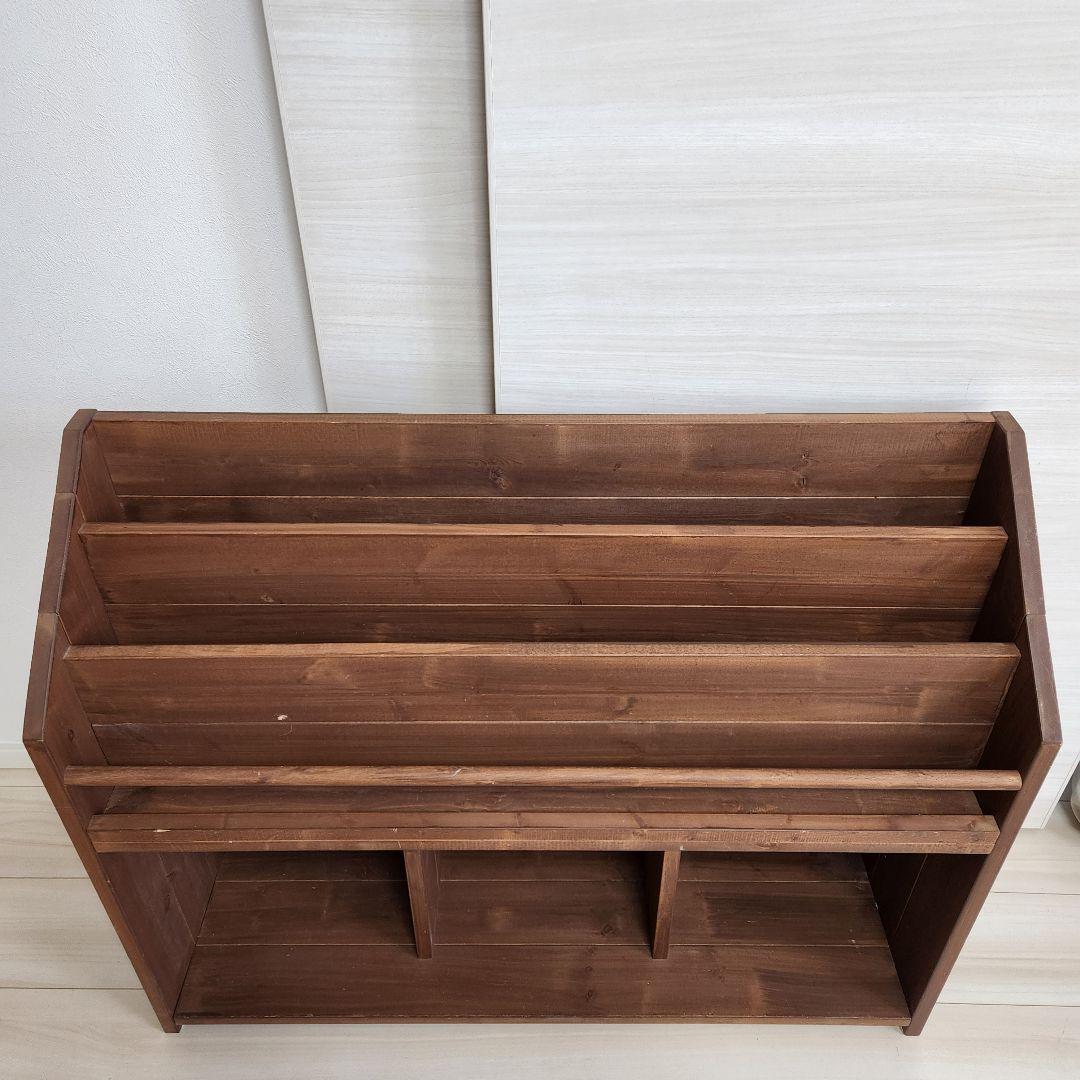 人と木 木製 日本製 子供用 本棚 絵本棚 北欧 モンテッソーリ