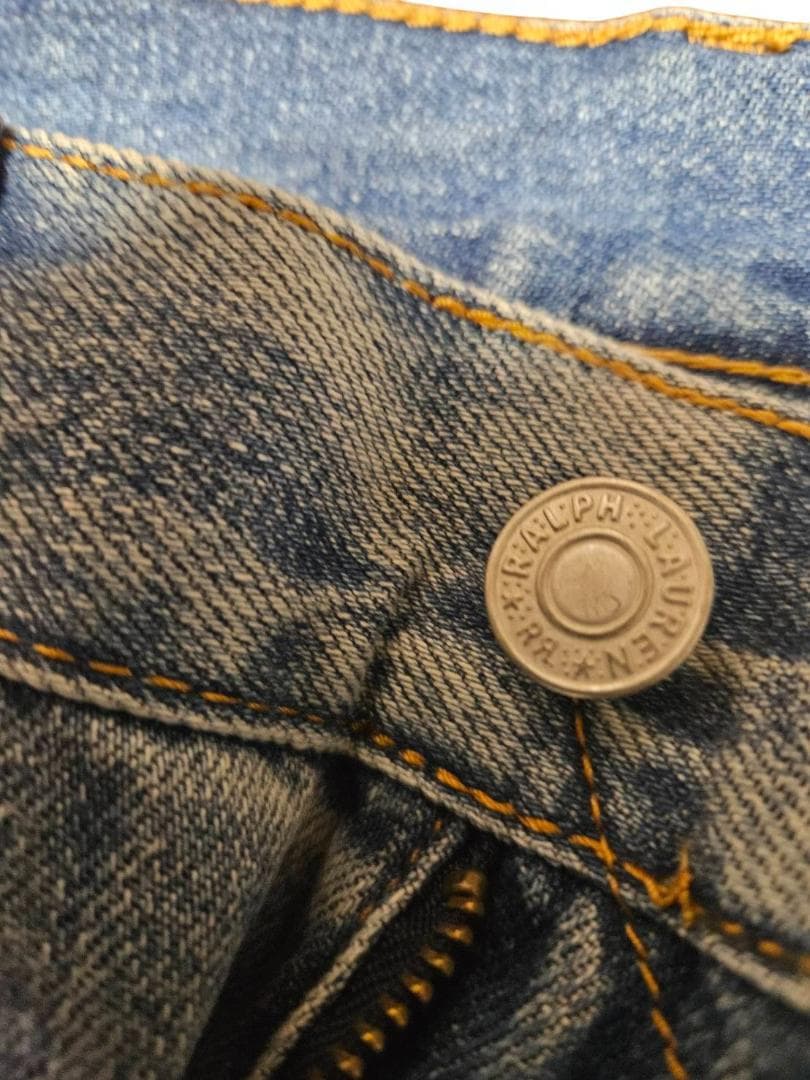 nickRRL HIGH SLIM セルビッジデニム ライトブルー（34）