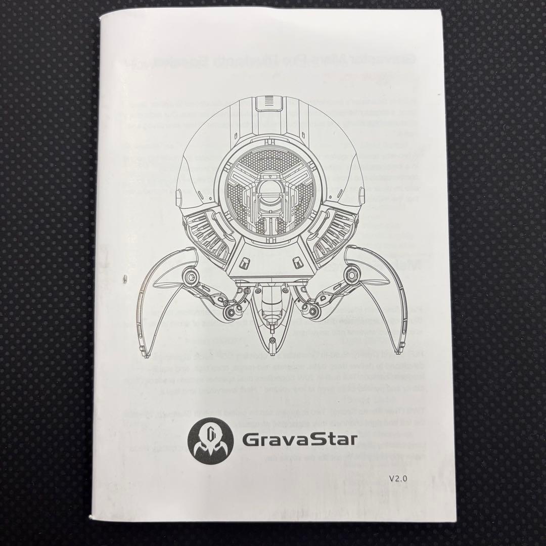 動作確認済み　箱付き GravaStar MARS PRO スピーカー