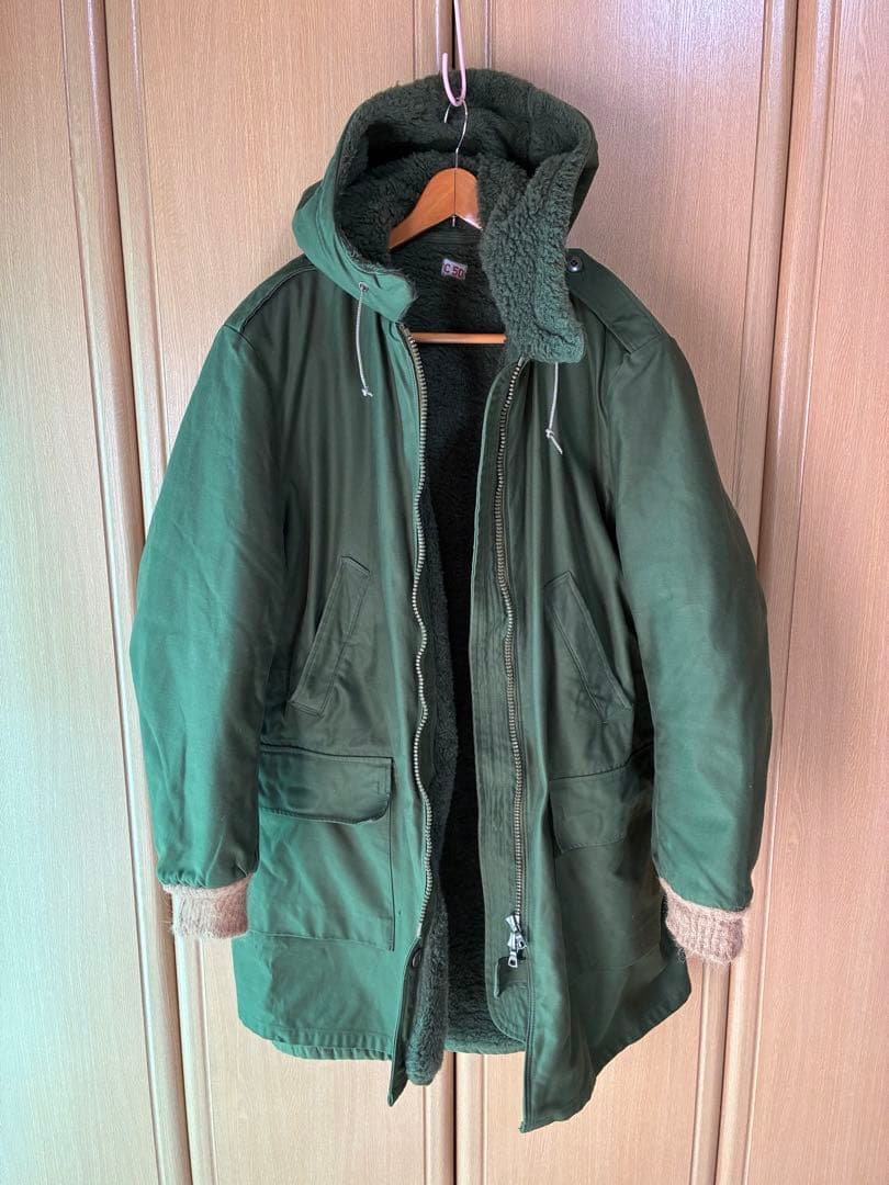 スウェーデン軍◼️60sビンテージ・M59ボアフード付きジャケット・コート◼️実物