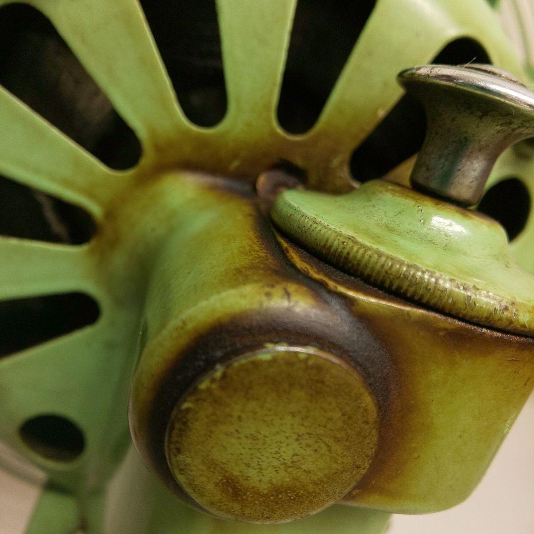 昭和レトロ ナショナル 扇風機 Nafb型 グリーン