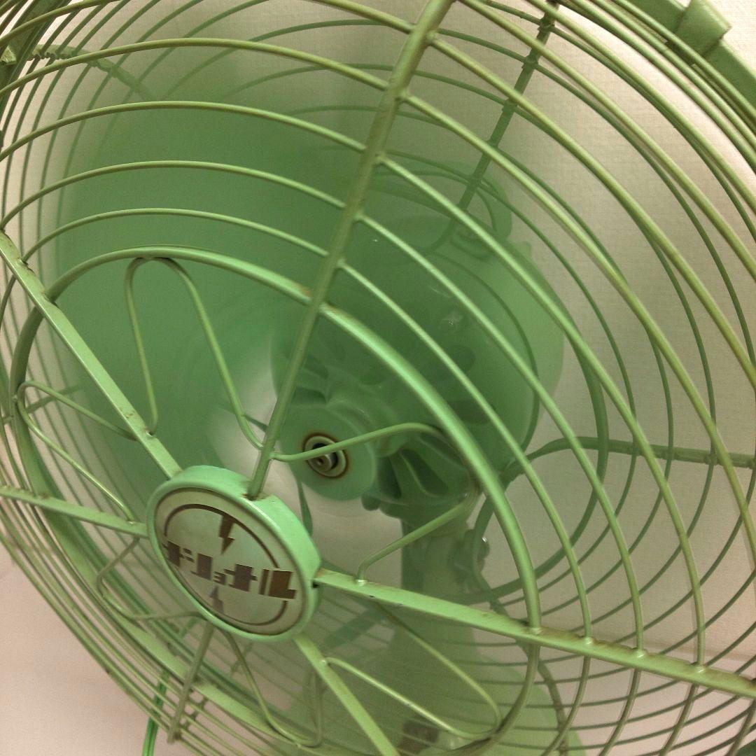 昭和レトロ ナショナル 扇風機 Nafb型 グリーン