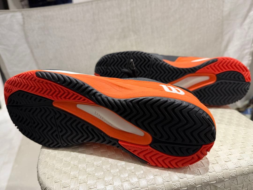 【専用美品Wilson Rush Pro ACEテニスシューズブラック/オレンジ