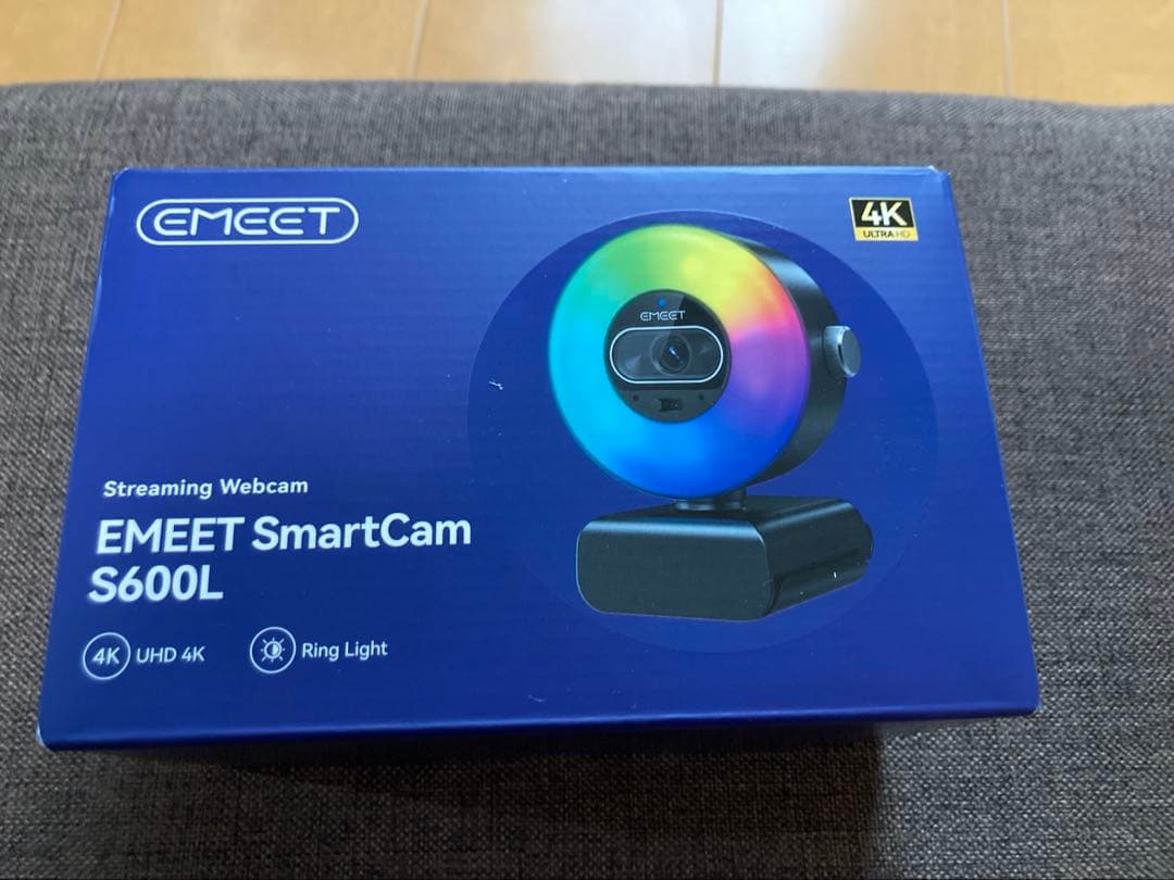 新品 EMEET S600L リングライト一体型Webカメラ