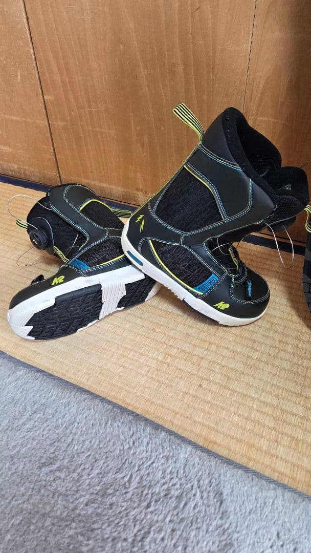 K2 Mini Turbo スノーボード ブーツビンディング付き