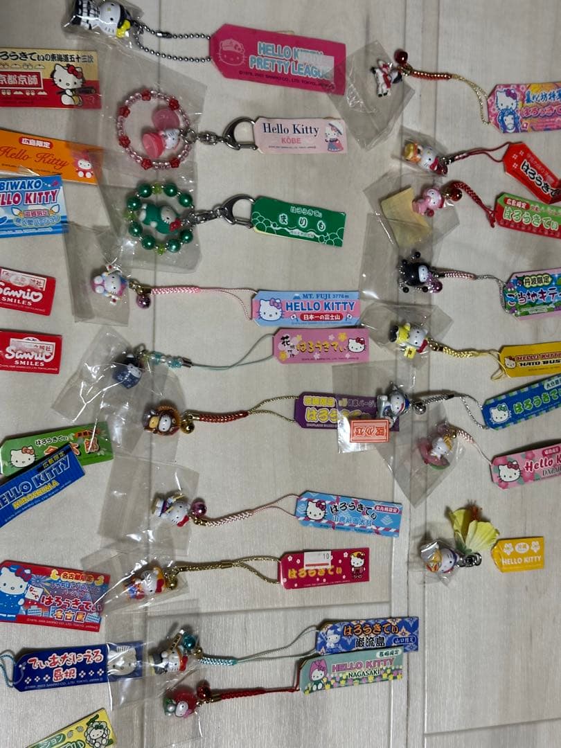 ご当地キティ 根付ストラップ28個セット 新品未開封 値下げ交渉あり