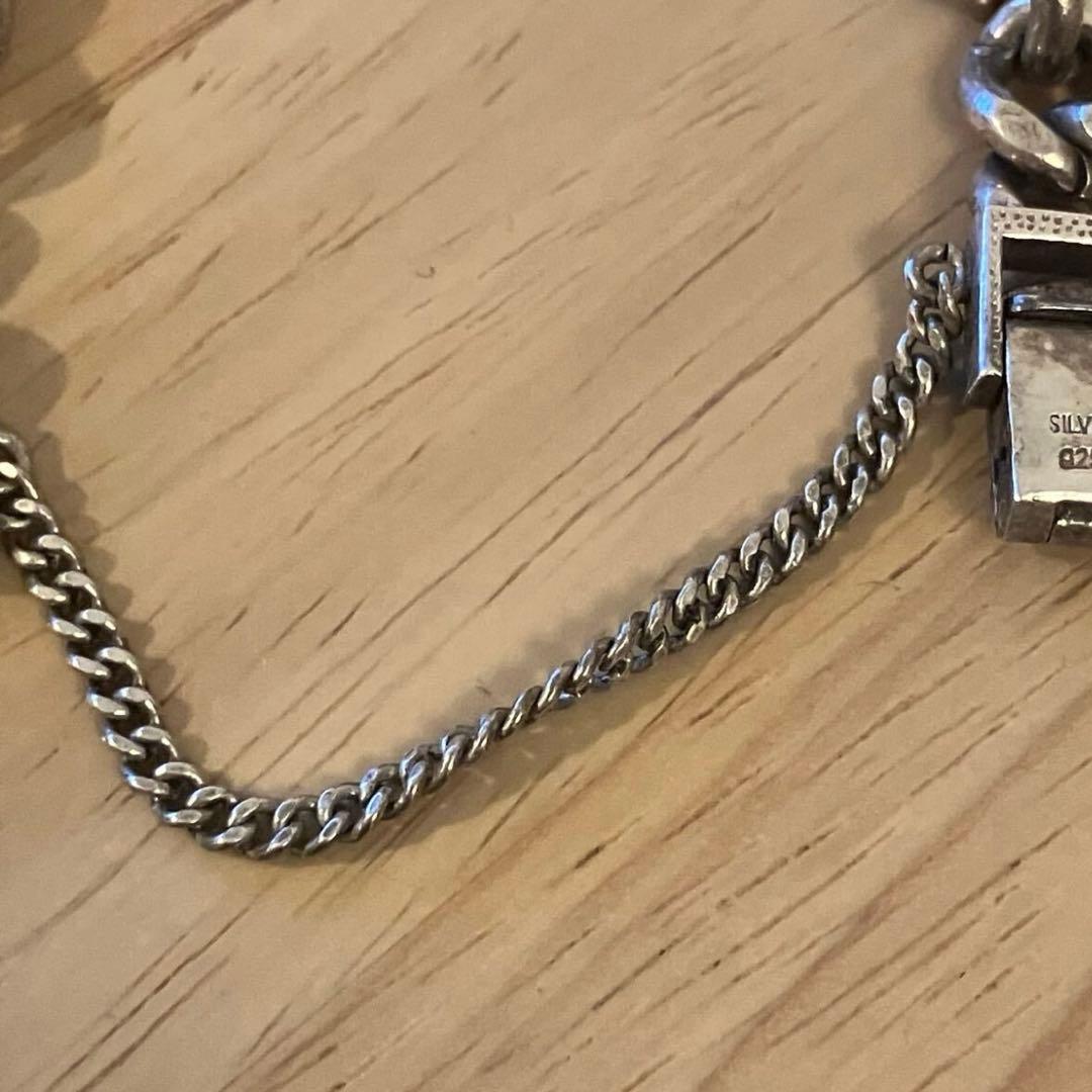 シルバーチェーンブレスレット喜平