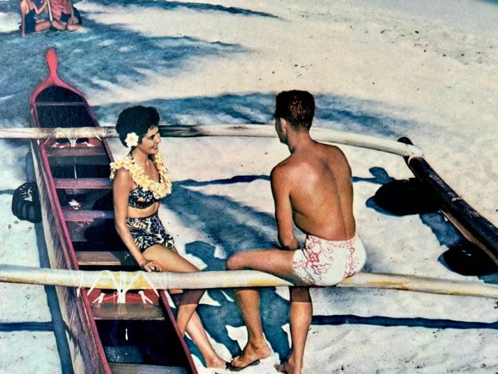 UnitedAirlines ユナイテッド航空ハワイアン ビンテージポスター