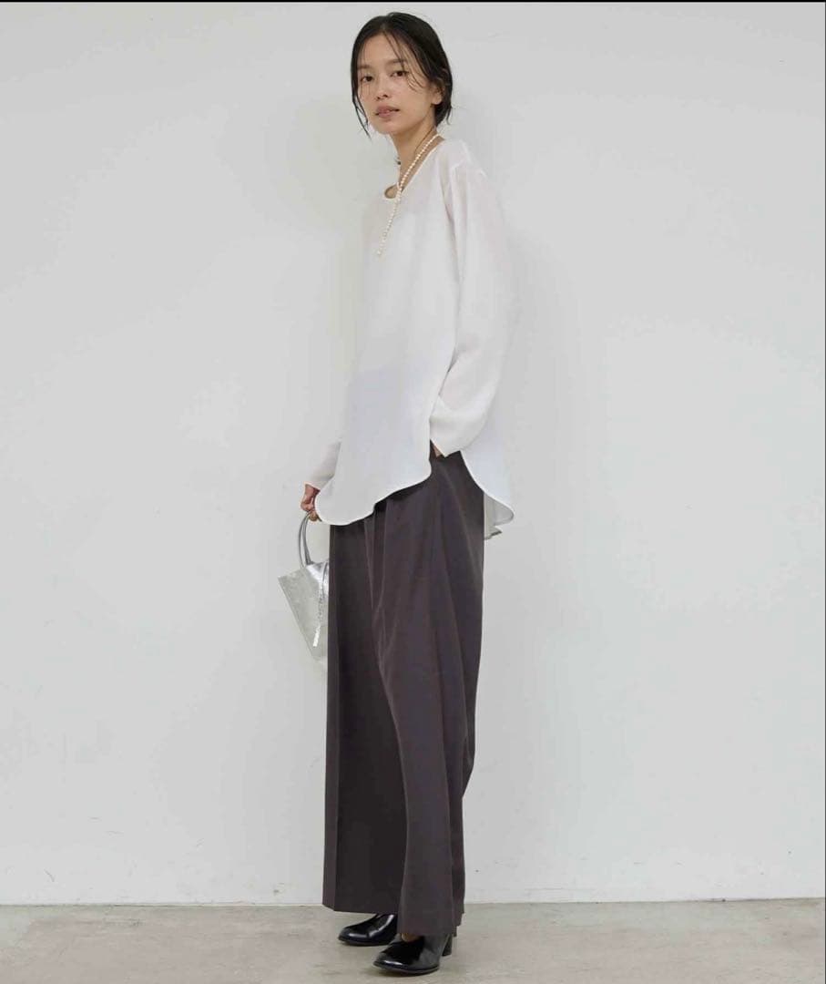 GALLARDAGALANTE ラウンドブラウスTee