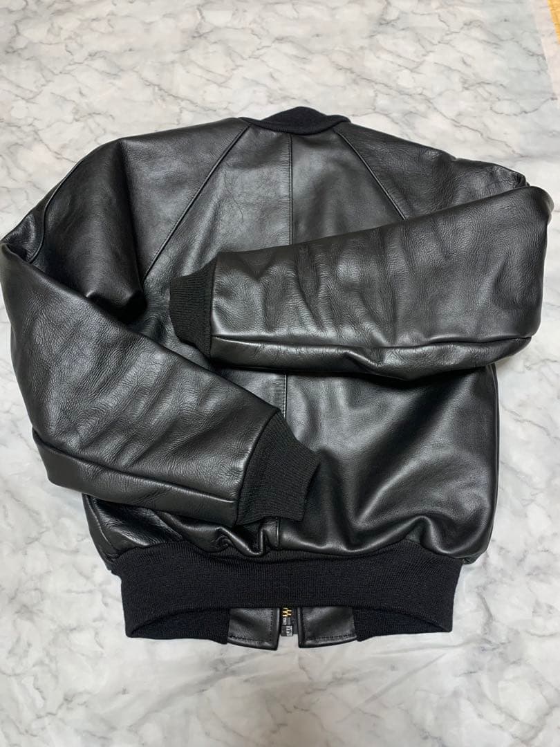 【美品】バンソン USA製 本革 レザージャケット ライダース 肉厚 TJ 32