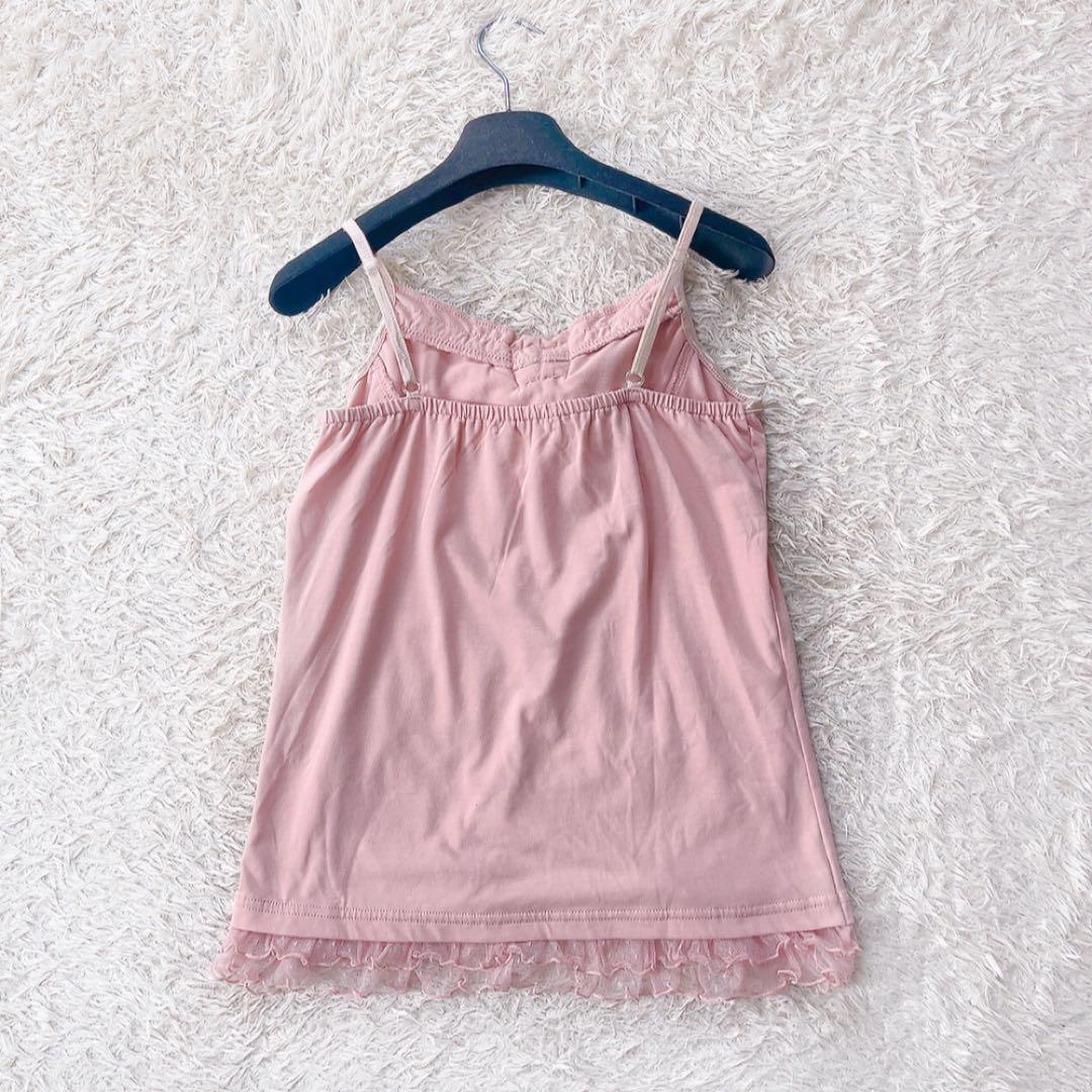 アクシーズファム　リボンキャミソール　y2k フェアリーグランジ　バレエコア