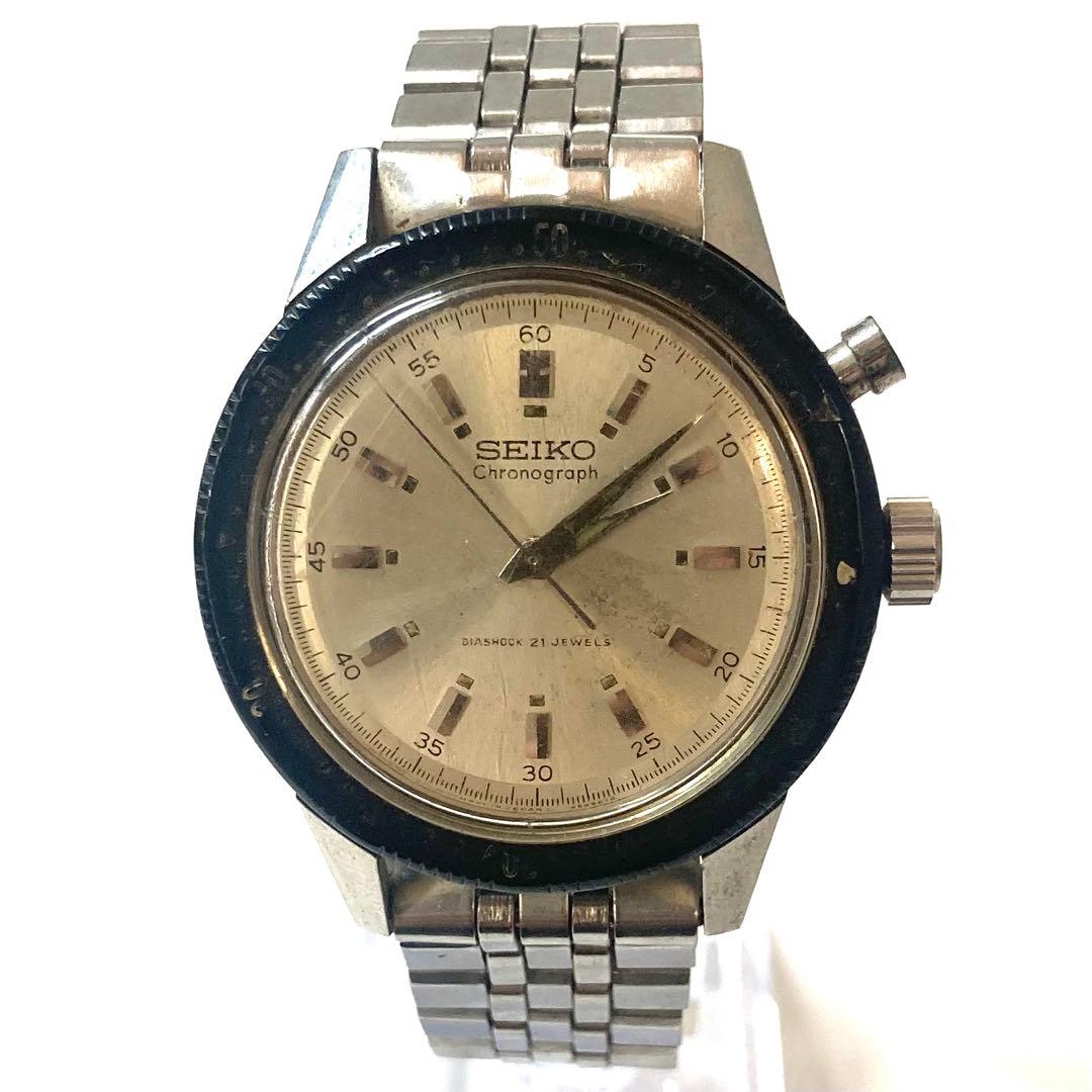 SEIKOセイコー ワンプッシュクロ 手巻き⭐︎