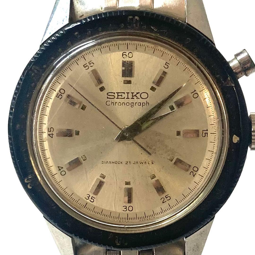 SEIKOセイコー ワンプッシュクロ 手巻き⭐︎