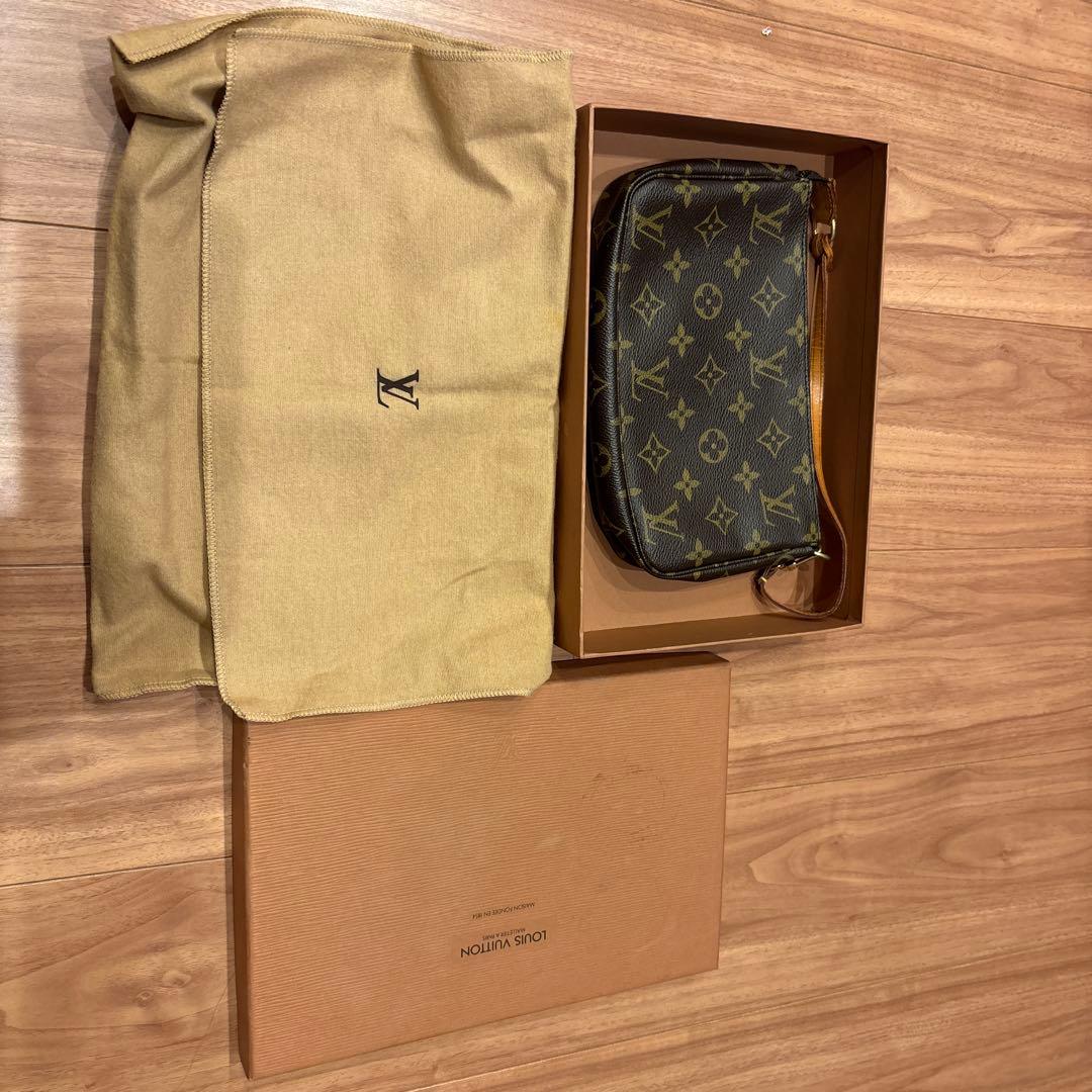 Louis Vuitton モノグラム ポーチ　レアなUSA製