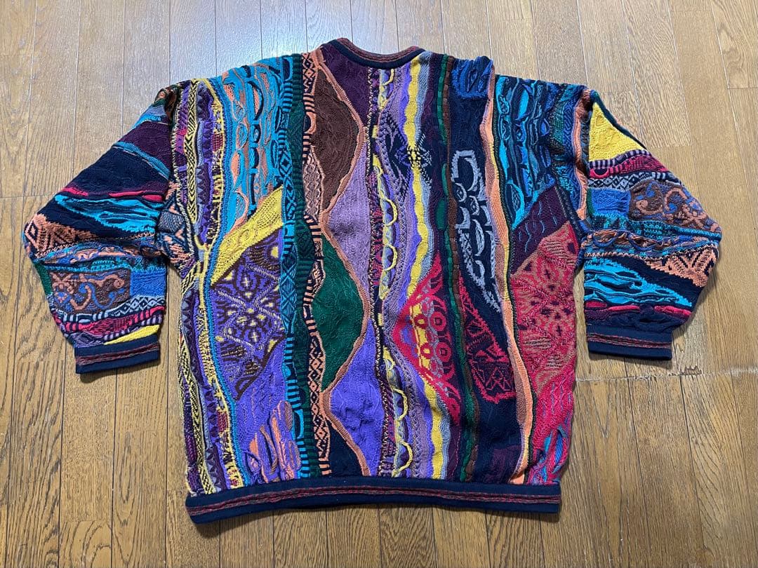 COOGI マルチカラー ニット XL