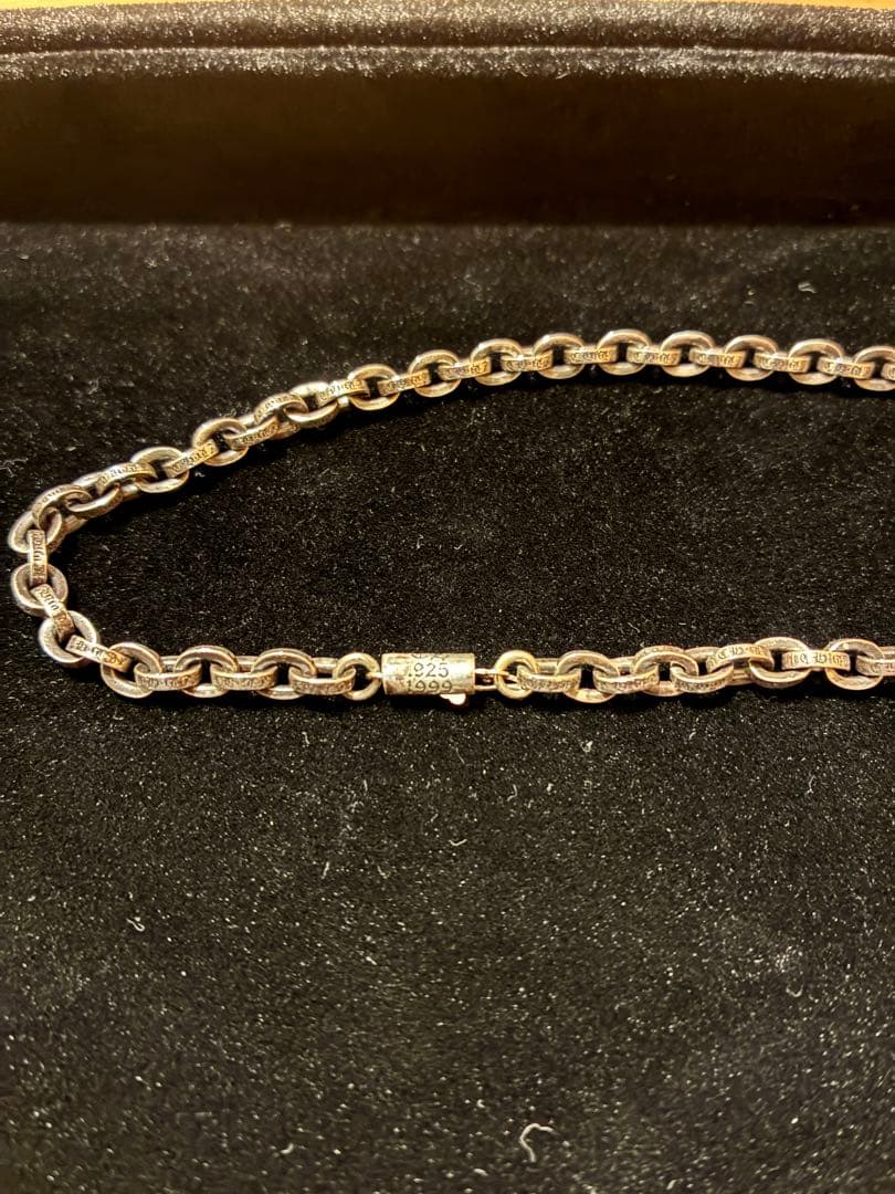 新品未使用 クロムハーツ ペーパーチェーンネックレス 24インチ