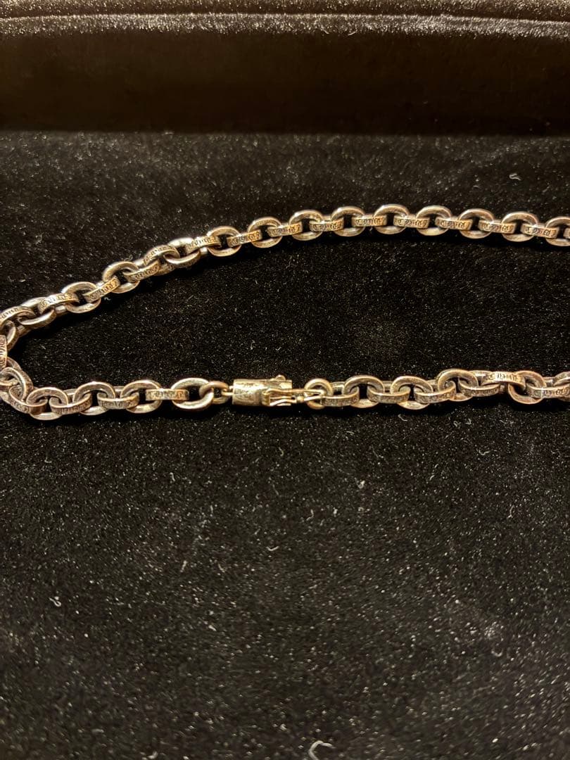 新品未使用 クロムハーツ ペーパーチェーンネックレス 24インチ