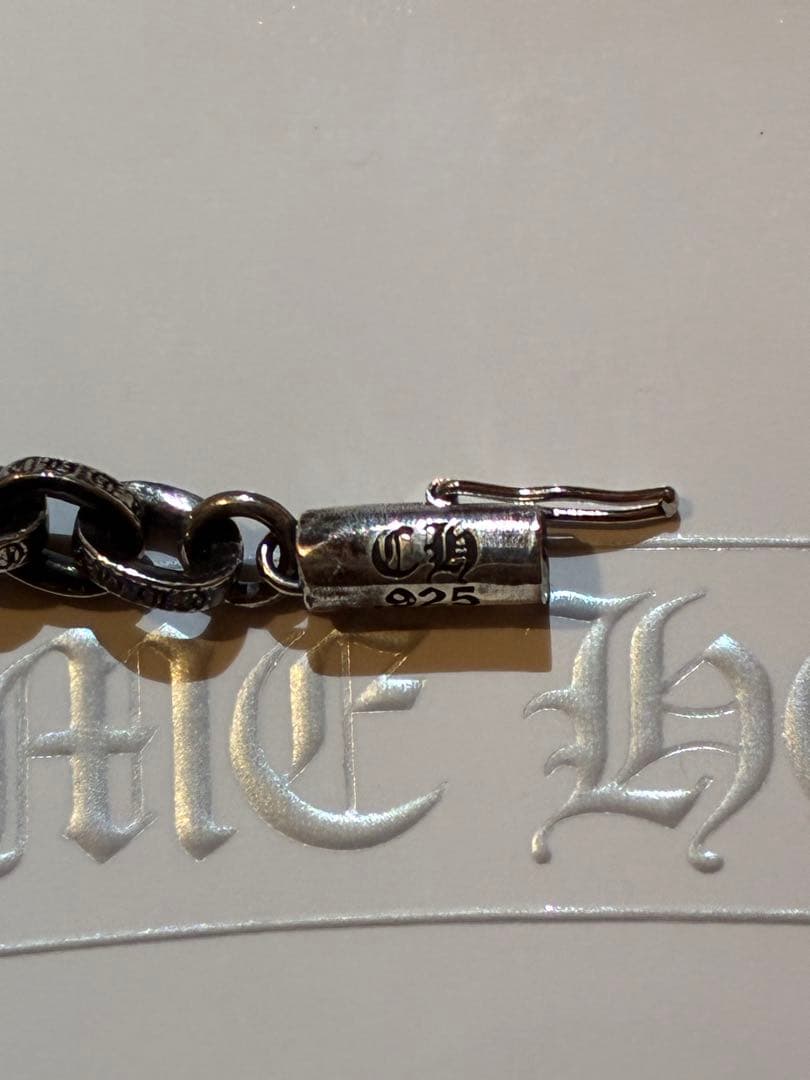 新品未使用 クロムハーツ ペーパーチェーンネックレス 24インチ