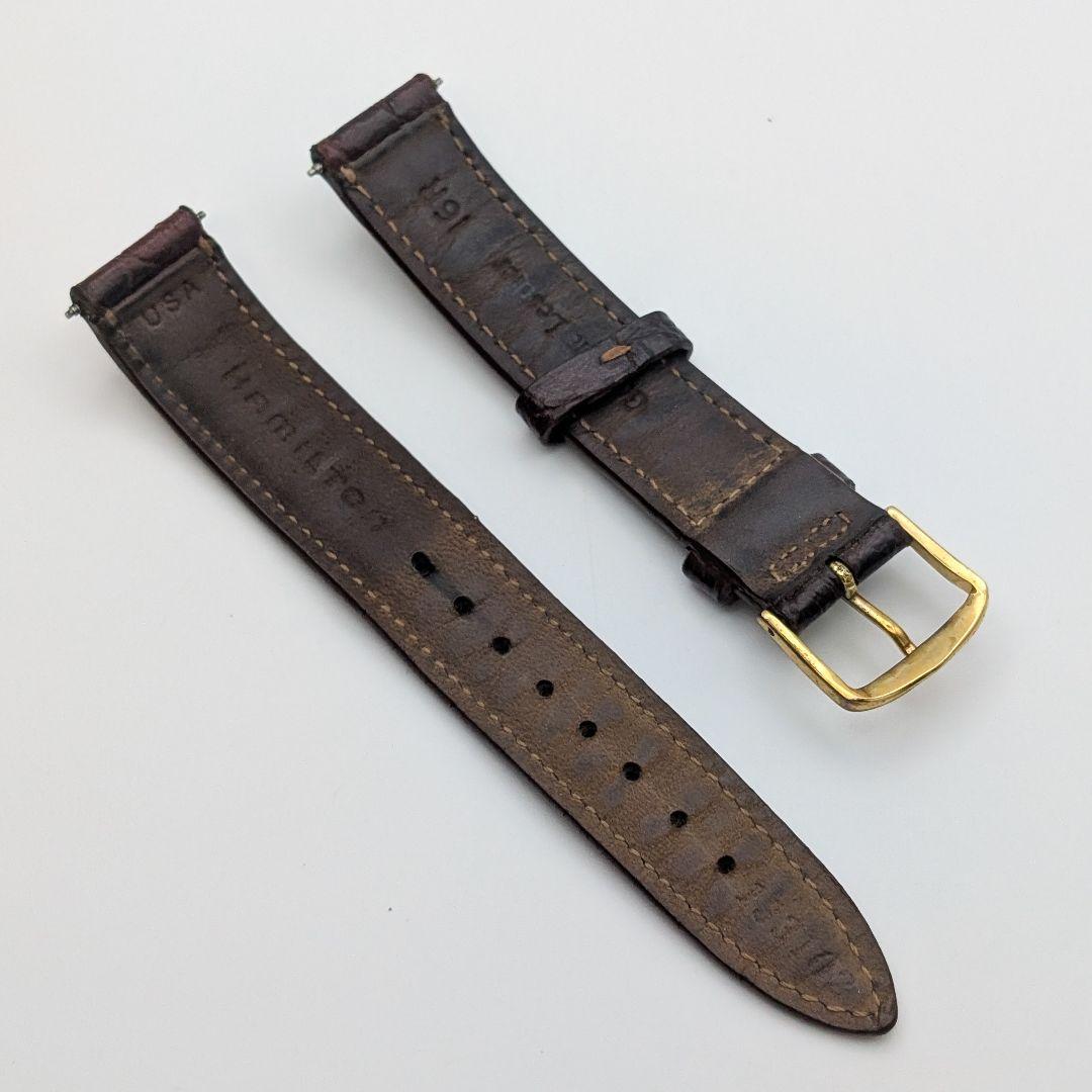 【稼働】ハミルトン ボルトン レディース腕時計 ゴールド スモセコ 6264