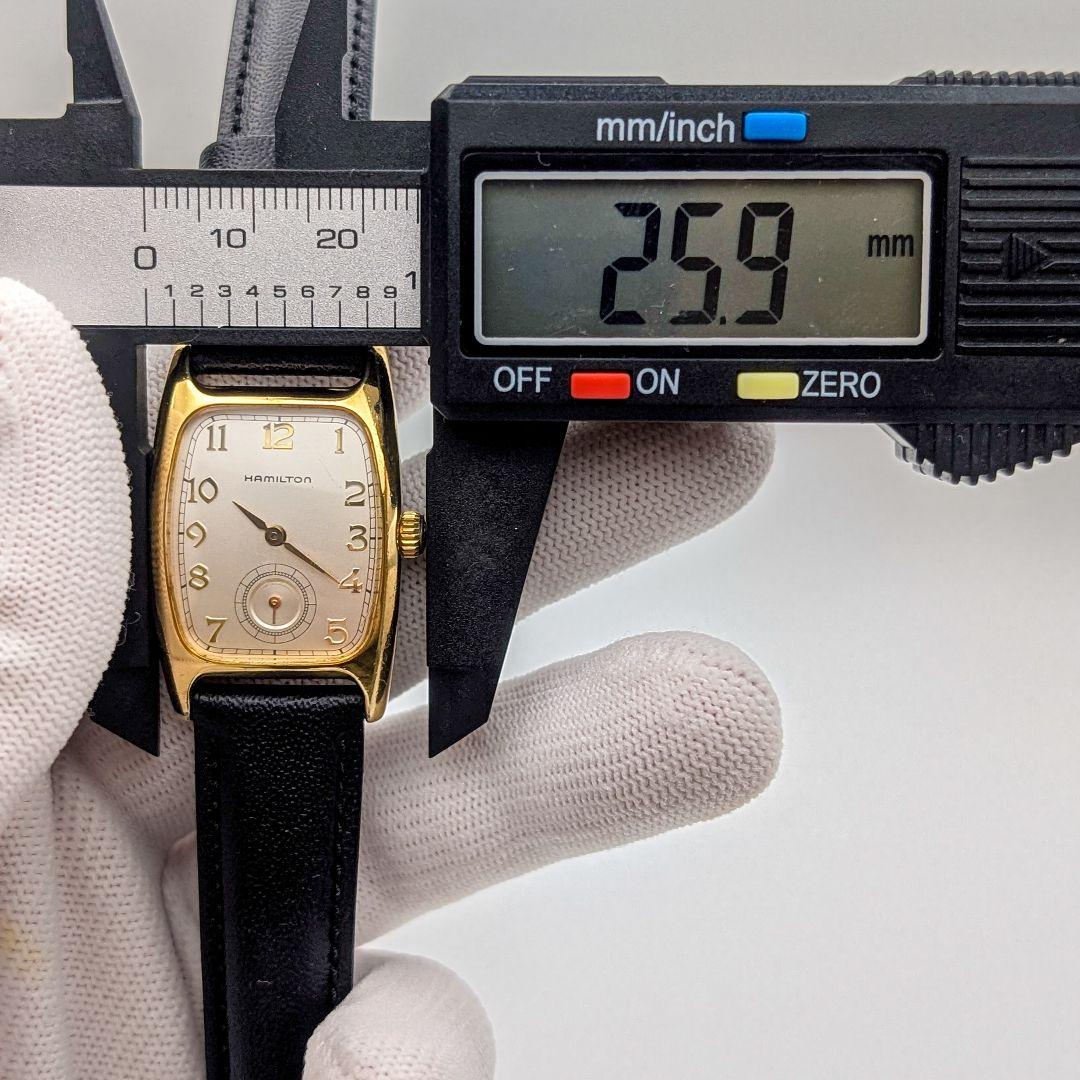 【稼働】ハミルトン ボルトン レディース腕時計 ゴールド スモセコ 6264