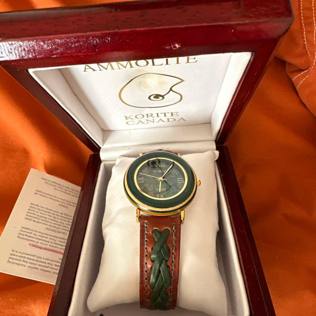 KORITE アモナイト クォーツ腕時計