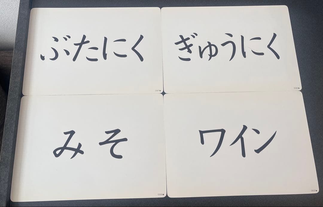 七田式かな絵ちゃんA (日本語版) フラッシュカード