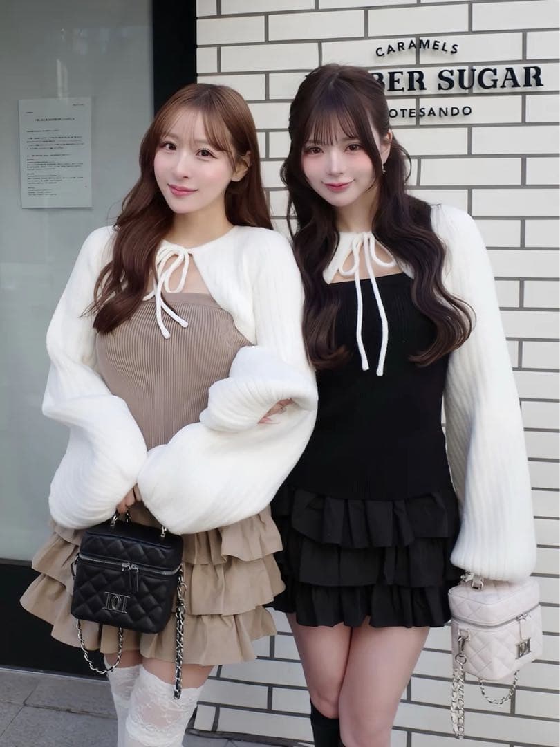 【新品タグ付き】Darich ティアードフリルミニワンピース FREE ブラック