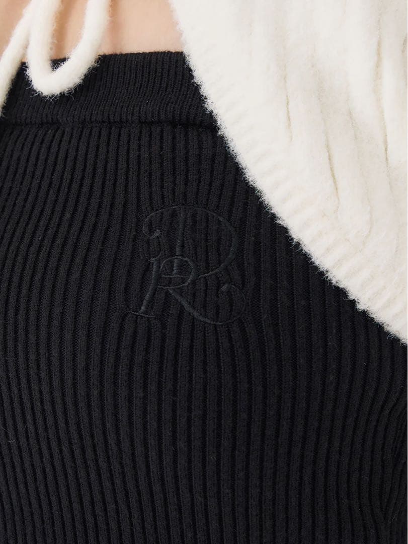 【新品タグ付き】Darich ティアードフリルミニワンピース FREE ブラック