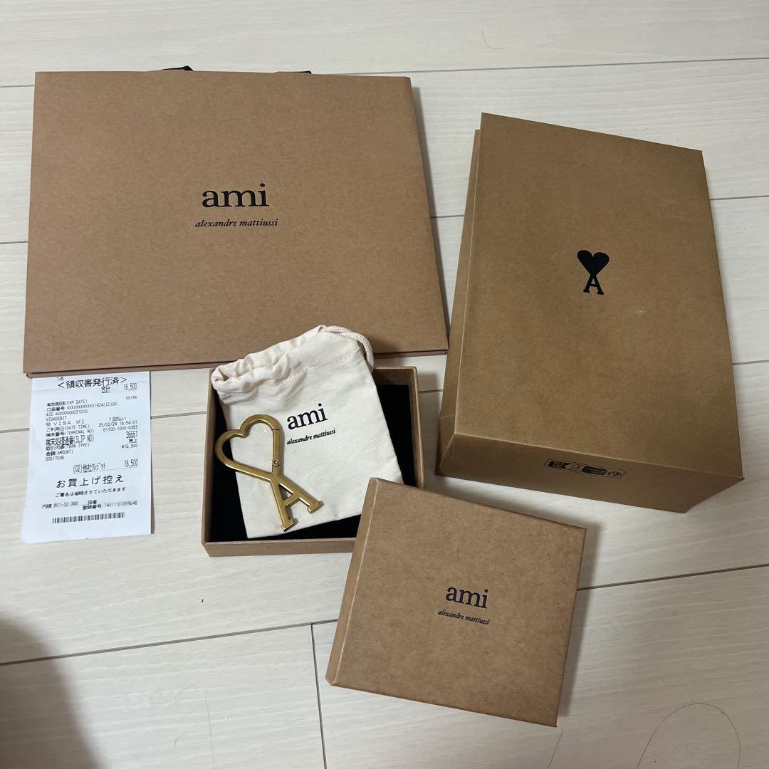 ami paris AMI DE COEUR フック キーリング