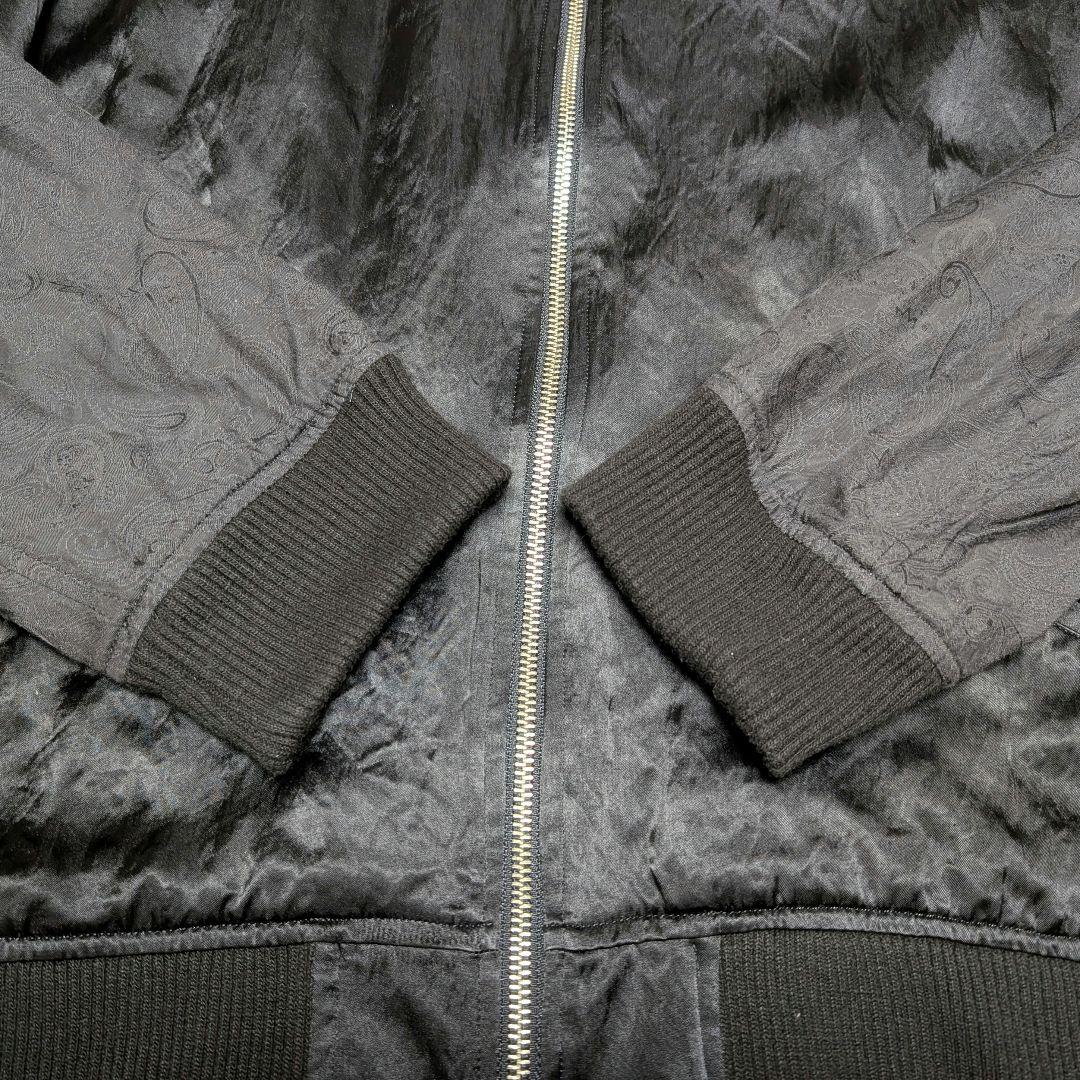 Black Weirdos Satin Jacket スカジャン XL 唾奇