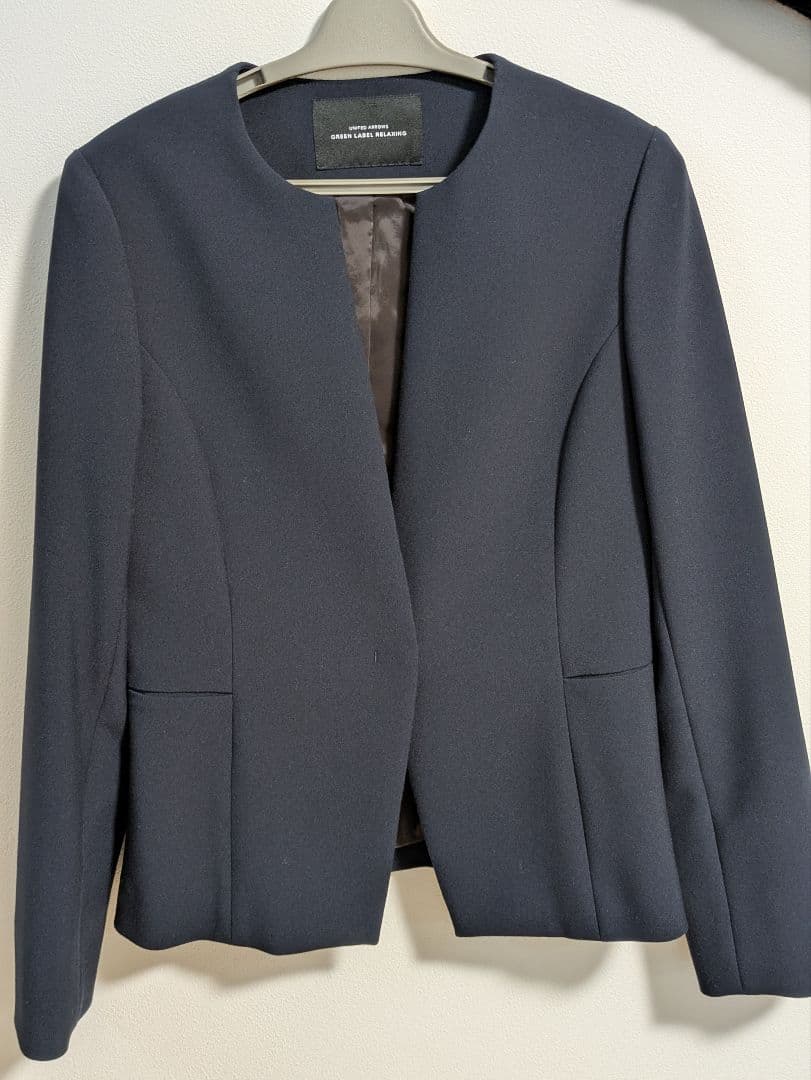 グリーンレーベル パンツスーツ ネイビー