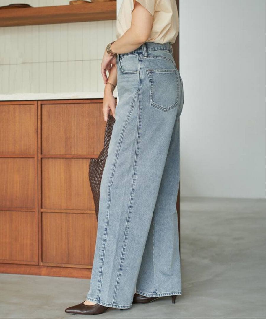 新品タグ付き　プラージュ　Plage pannel デニム 38