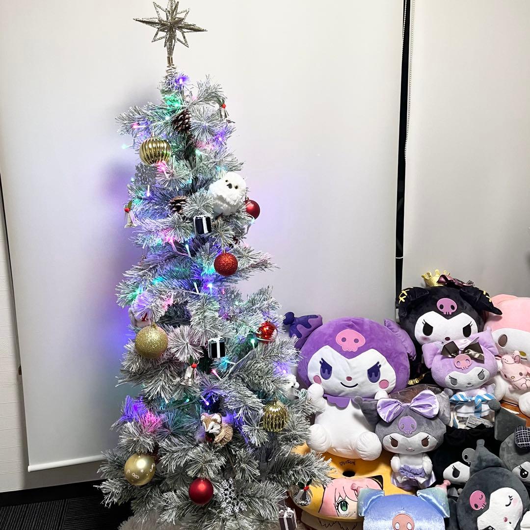 【美品】ニトリ クリスマスツリー ベルフォレスノー 150cm専用収納バッグ付き