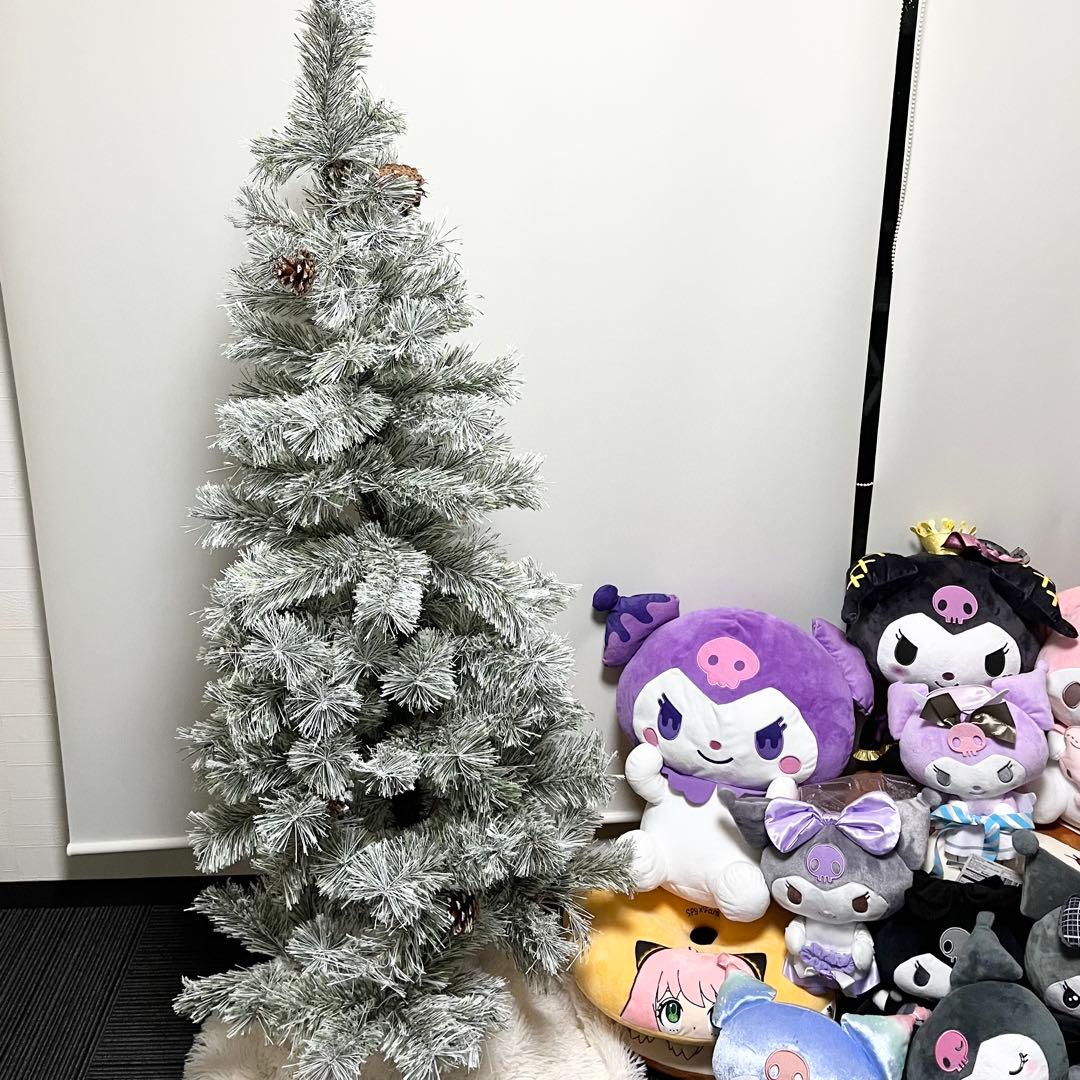 【美品】ニトリ クリスマスツリー ベルフォレスノー 150cm専用収納バッグ付き