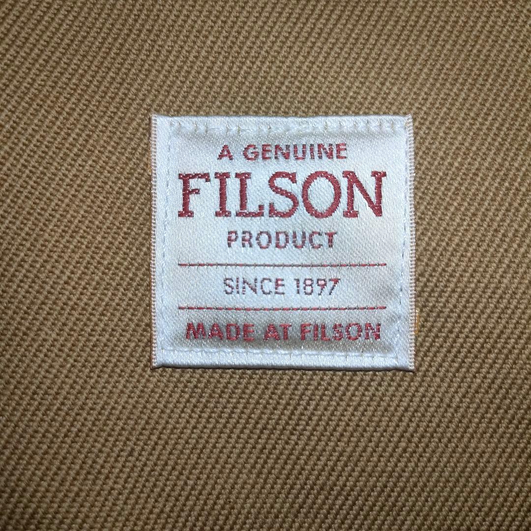 未使用 Filson フィルソン ジッパー付トート タン