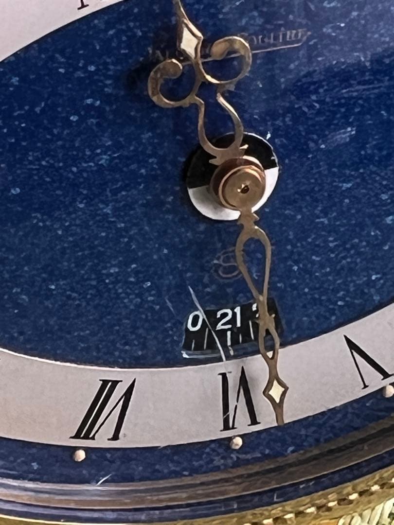 【値下げ中】アンティーク 美品 希少品‼️スイス製 ジャガールクルト　置き時計