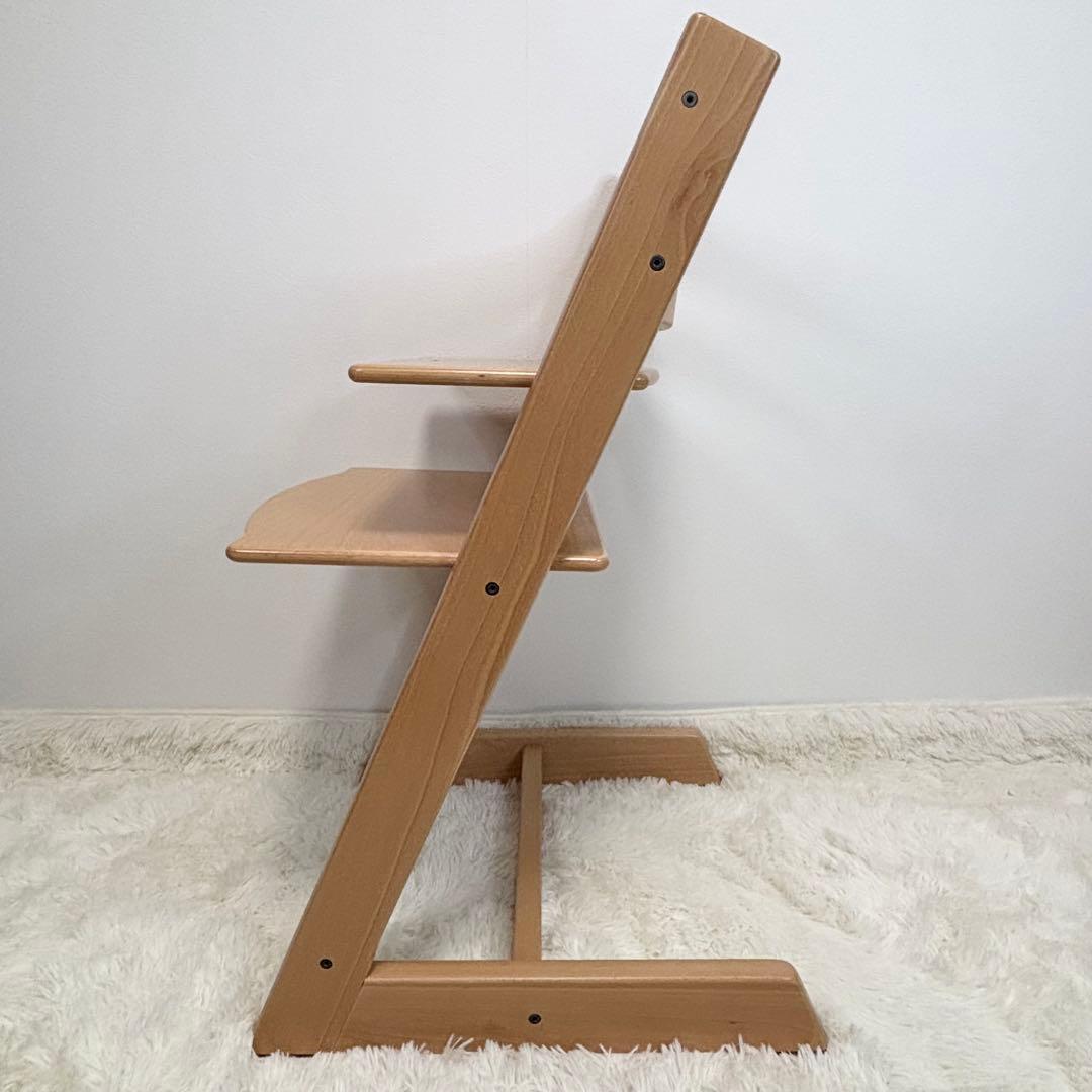 ストッケ　トリップトラップ　ナチュラル　ベビーセット&トレイ&ハーネス付